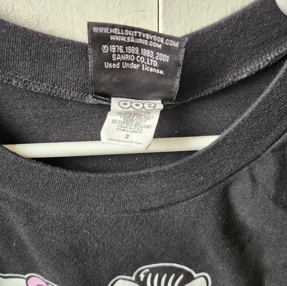 Hello Kitty Black Pink Tank Top Size 3 by Sanrio Co - Picture 7 of 7